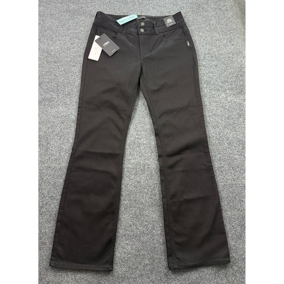 Silver Jeans Co Suki Slim Bootcut Jeans Womens W31 L31 Black Mid Rise Curvy Fit - Picture 2 of 15